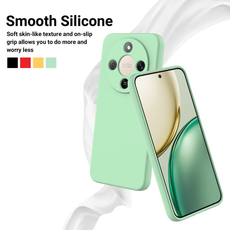 For Honor X9d 5G / X70 5G / Magic8 Lite Solid Color Liquid Silicone Dropproof Full Coverage Phone Case