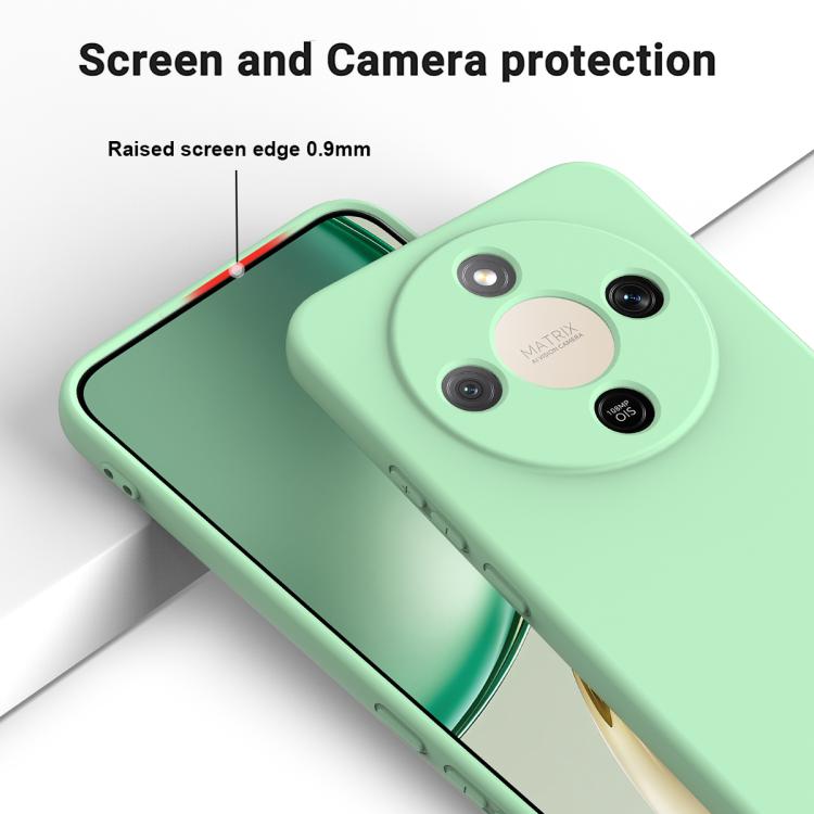 For Honor X9d 5G / X70 5G / Magic8 Lite Solid Color Liquid Silicone Dropproof Full Coverage Phone Case