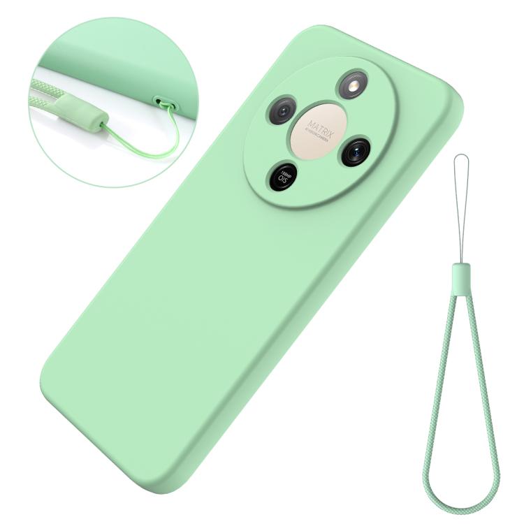 For Honor X9d 5G / X70 5G / Magic8 Lite Solid Color Liquid Silicone Dropproof Full Coverage Phone Case