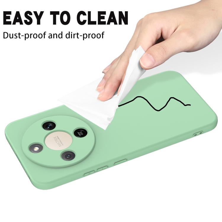 For Honor X9d 5G / X70 5G / Magic8 Lite Solid Color Liquid Silicone Dropproof Full Coverage Phone Case