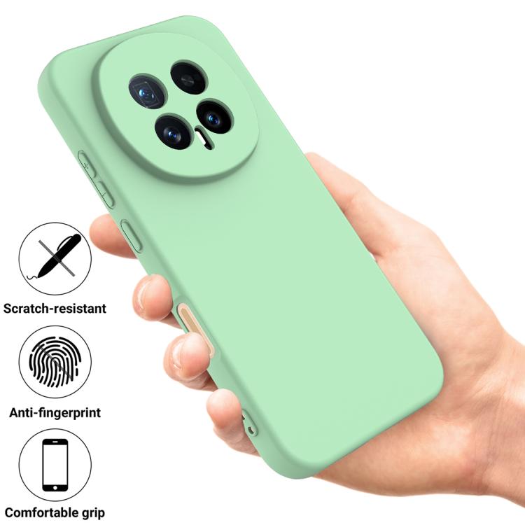 For Honor Magic8 Solid Color Liquid Silicone Dropproof Full Coverage Phone Case
