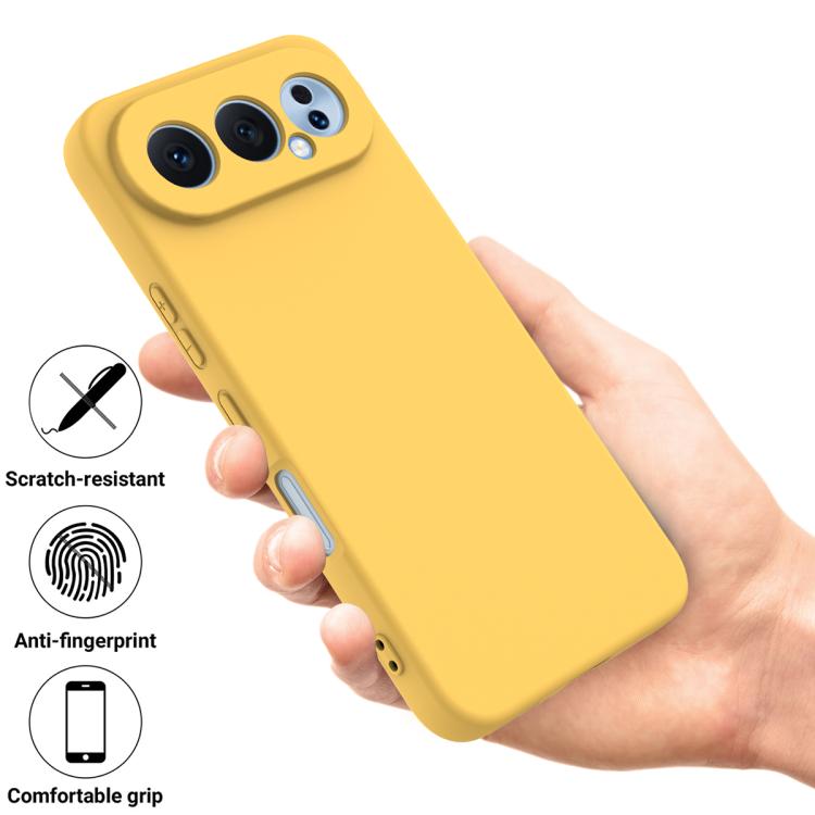 For Honor 500 / 500 Pro Global 155.8mm Solid Color Liquid Silicone Dropproof Full Coverage Phone Case