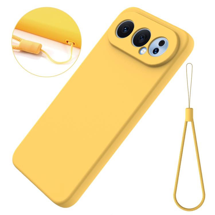 For Honor 500 / 500 Pro Global 155.8mm Solid Color Liquid Silicone Dropproof Full Coverage Phone Case