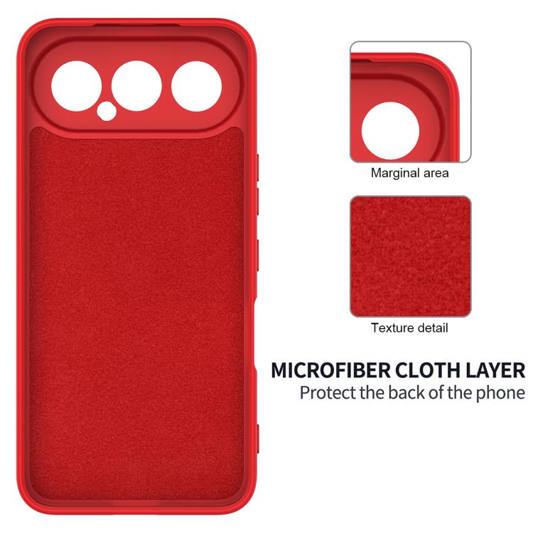For Honor 500 / 500 Pro Global 155.8mm Solid Color Liquid Silicone Dropproof Full Coverage Phone Case