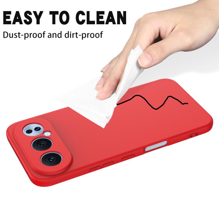 For Honor 500 / 500 Pro Global 155.8mm Solid Color Liquid Silicone Dropproof Full Coverage Phone Case