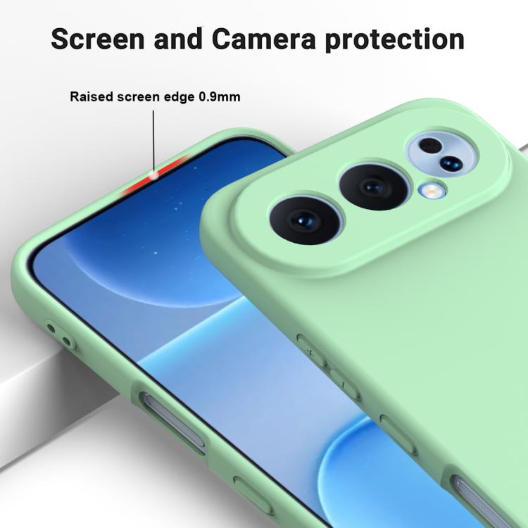 For Honor 500 / 500 Pro Global 155.8mm Solid Color Liquid Silicone Dropproof Full Coverage Phone Case