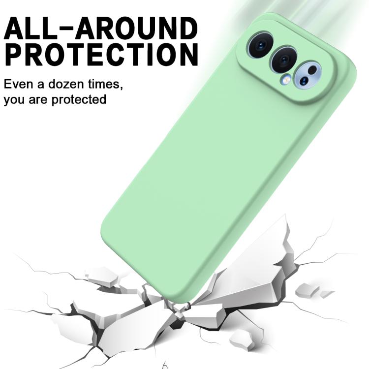 For Honor 500 / 500 Pro Global 155.8mm Solid Color Liquid Silicone Dropproof Full Coverage Phone Case