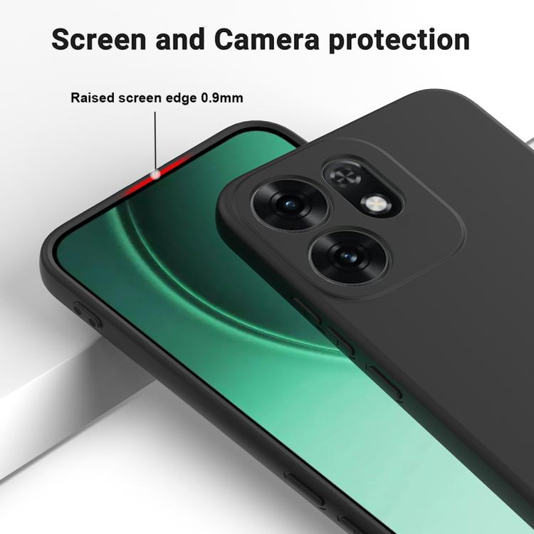 For Honor X6d 5G Solid Color Liquid Silicone Dropproof Full Coverage Phone Case