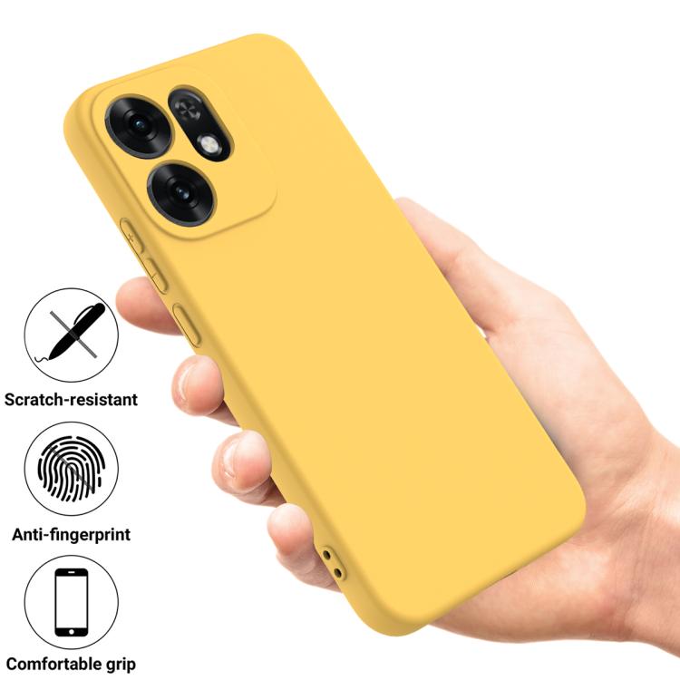 For Honor X6d 5G Solid Color Liquid Silicone Dropproof Full Coverage Phone Case
