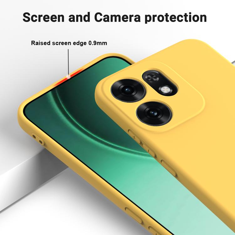 For Honor X6d 5G Solid Color Liquid Silicone Dropproof Full Coverage Phone Case