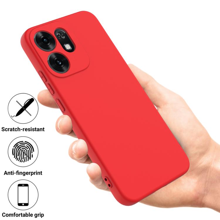For Honor X6d 5G Solid Color Liquid Silicone Dropproof Full Coverage Phone Case