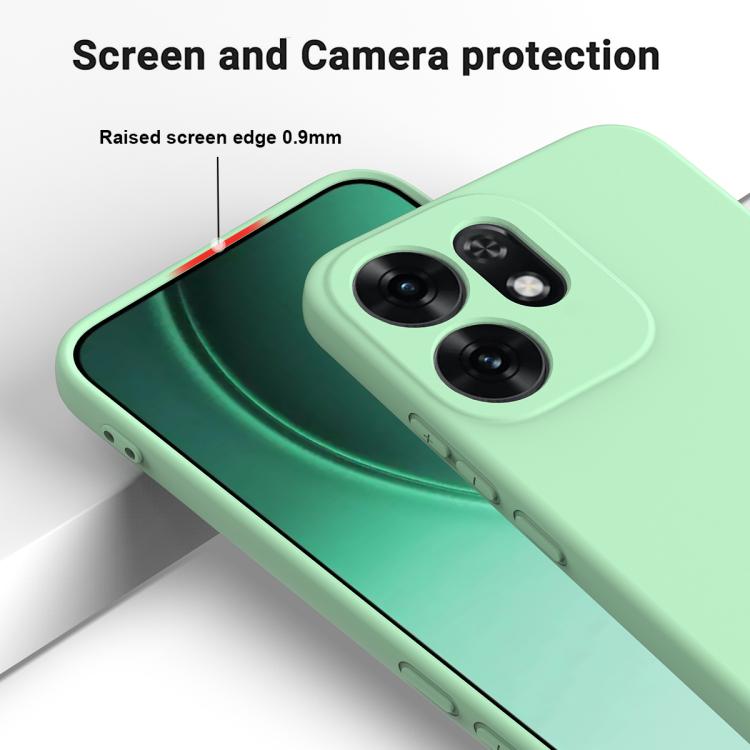 For Honor X6d 5G Solid Color Liquid Silicone Dropproof Full Coverage Phone Case