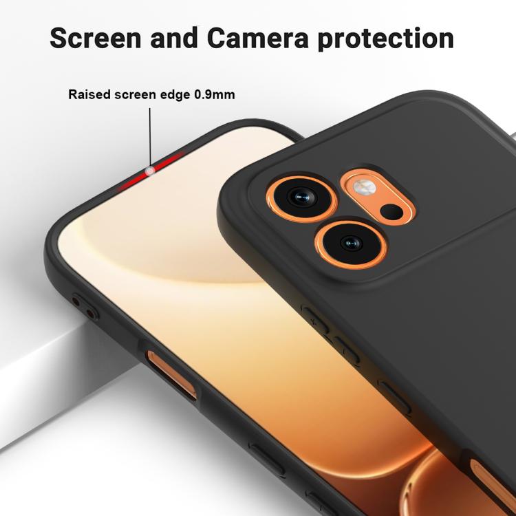 For Honor 600 5G Global Solid Color Liquid Silicone Dropproof Full Coverage Phone Case