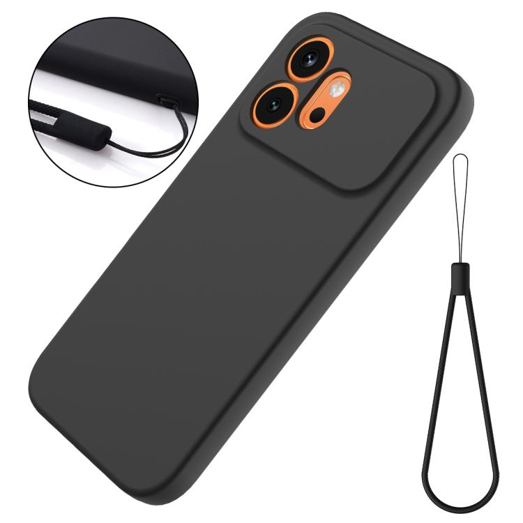 For Honor 600 5G Global Solid Color Liquid Silicone Dropproof Full Coverage Phone Case