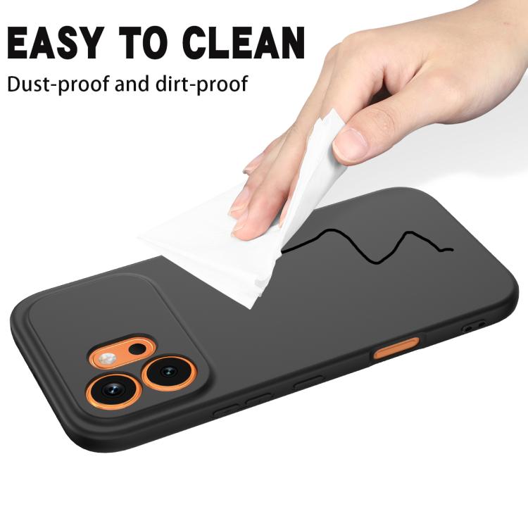 For Honor 600 5G Global Solid Color Liquid Silicone Dropproof Full Coverage Phone Case