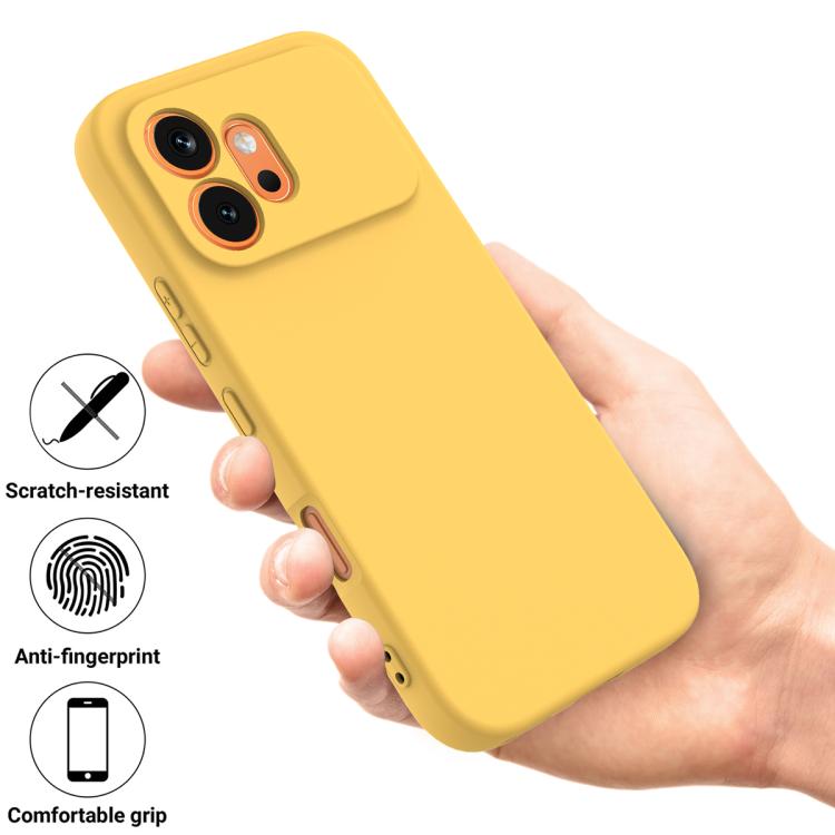For Honor 600 5G Global Solid Color Liquid Silicone Dropproof Full Coverage Phone Case