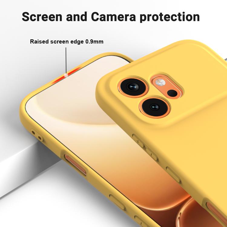 For Honor 600 5G Global Solid Color Liquid Silicone Dropproof Full Coverage Phone Case