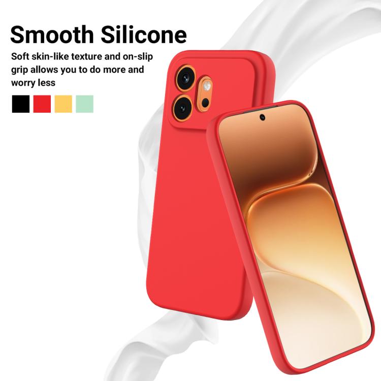 For Honor 600 5G Global Solid Color Liquid Silicone Dropproof Full Coverage Phone Case