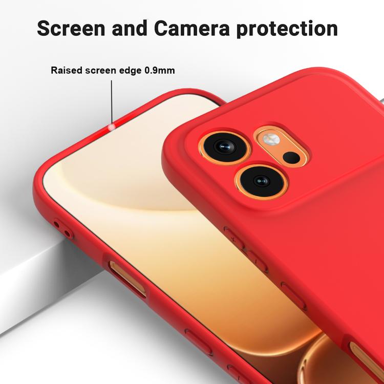 For Honor 600 5G Global Solid Color Liquid Silicone Dropproof Full Coverage Phone Case