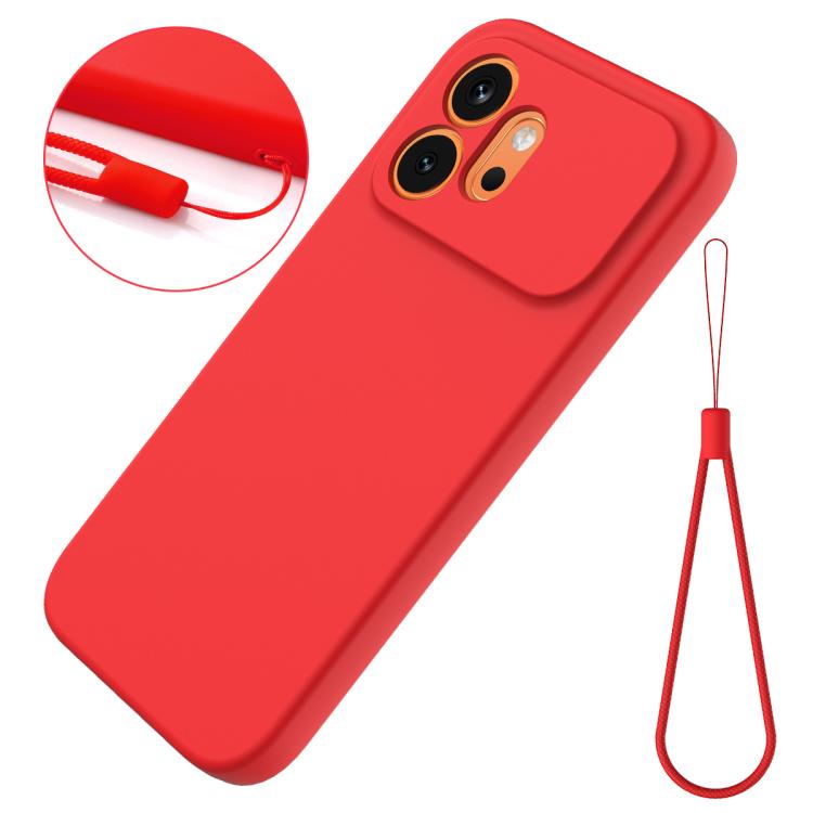 For Honor 600 5G Global Solid Color Liquid Silicone Dropproof Full Coverage Phone Case