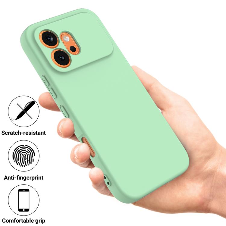 For Honor 600 5G Global Solid Color Liquid Silicone Dropproof Full Coverage Phone Case