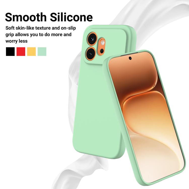 For Honor 600 5G Global Solid Color Liquid Silicone Dropproof Full Coverage Phone Case