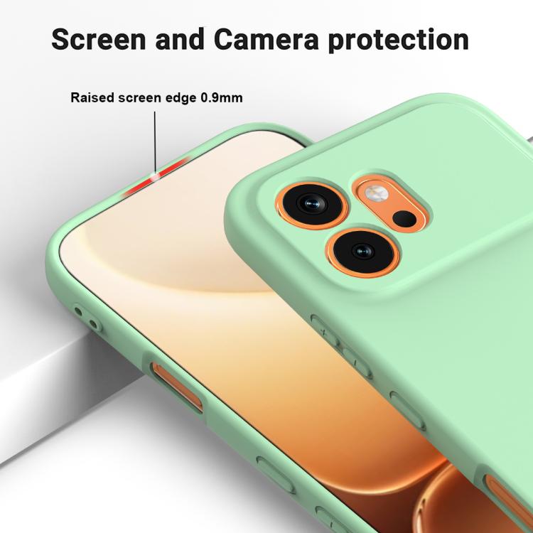 For Honor 600 5G Global Solid Color Liquid Silicone Dropproof Full Coverage Phone Case