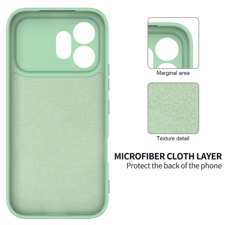 For Honor 600 5G Global Solid Color Liquid Silicone Dropproof Full Coverage Phone Case