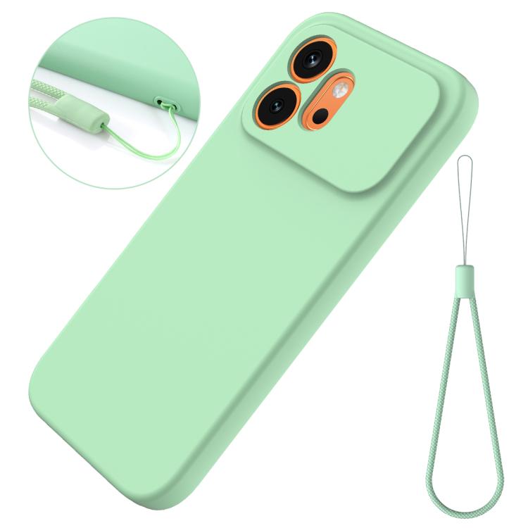 For Honor 600 5G Global Solid Color Liquid Silicone Dropproof Full Coverage Phone Case