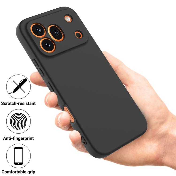 For Honor 600 Pro 5G Global Solid Color Liquid Silicone Dropproof Full Coverage Phone Case