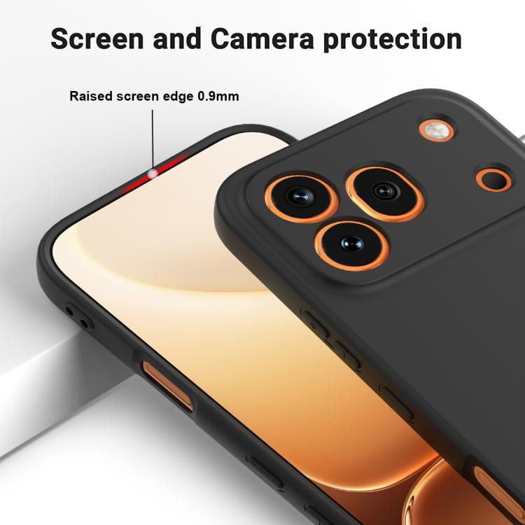 For Honor 600 Pro 5G Global Solid Color Liquid Silicone Dropproof Full Coverage Phone Case