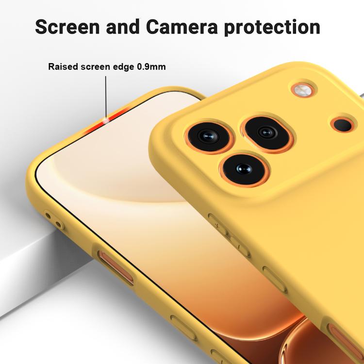 For Honor 600 Pro 5G Global Solid Color Liquid Silicone Dropproof Full Coverage Phone Case