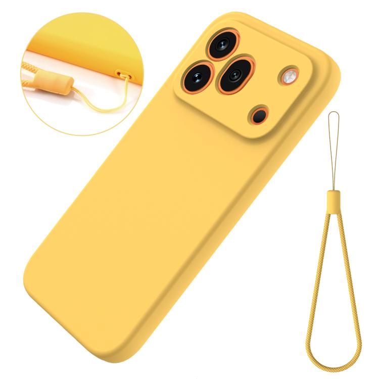 For Honor 600 Pro 5G Global Solid Color Liquid Silicone Dropproof Full Coverage Phone Case