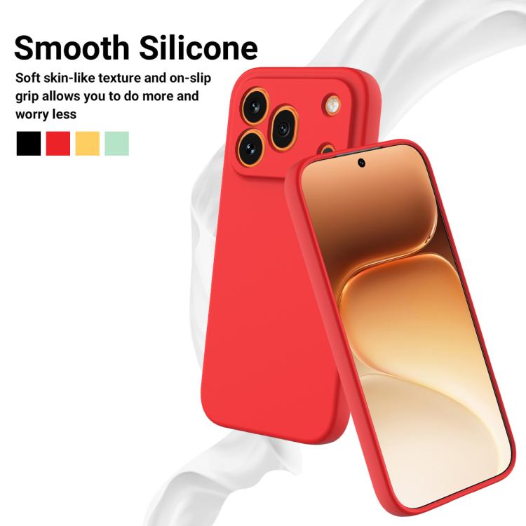 For Honor 600 Pro 5G Global Solid Color Liquid Silicone Dropproof Full Coverage Phone Case