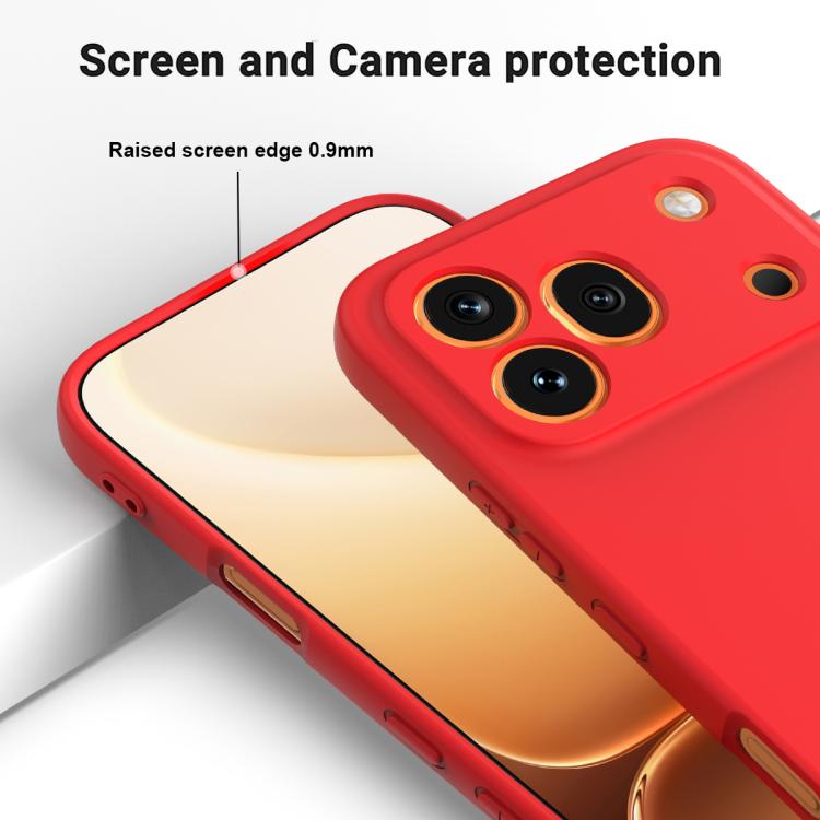 For Honor 600 Pro 5G Global Solid Color Liquid Silicone Dropproof Full Coverage Phone Case