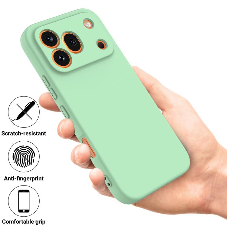 For Honor 600 Pro 5G Global Solid Color Liquid Silicone Dropproof Full Coverage Phone Case