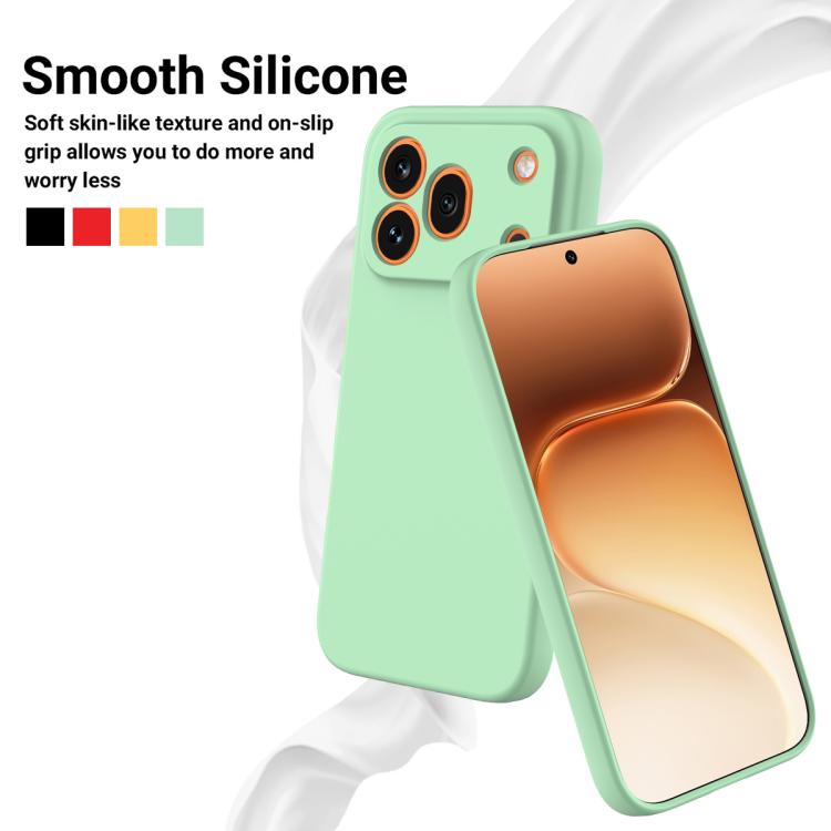 For Honor 600 Pro 5G Global Solid Color Liquid Silicone Dropproof Full Coverage Phone Case