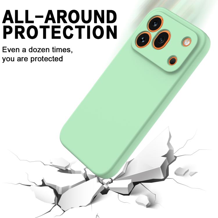 For Honor 600 Pro 5G Global Solid Color Liquid Silicone Dropproof Full Coverage Phone Case