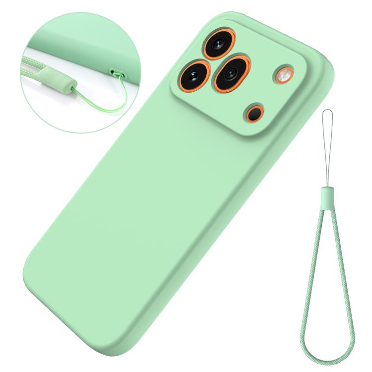 For Honor 600 Pro 5G Global Solid Color Liquid Silicone Dropproof Full Coverage Phone Case