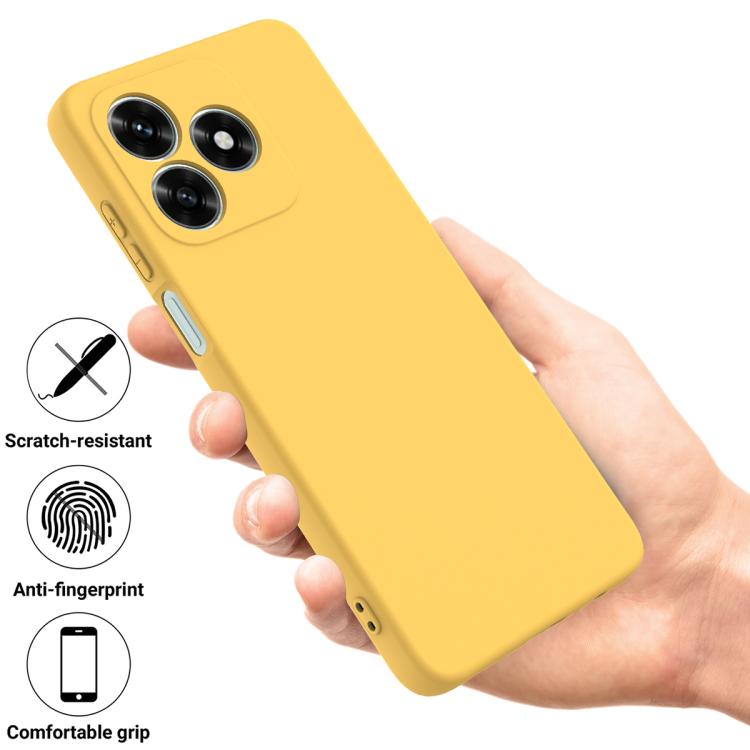 For Honor X5d 4G / X5d Plus 4G Solid Color Liquid Silicone Dropproof Full Coverage Phone Case