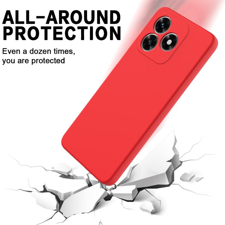For Honor X5d 4G / X5d Plus 4G Solid Color Liquid Silicone Dropproof Full Coverage Phone Case