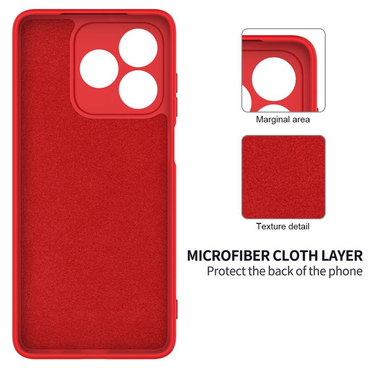 For Honor X5d 4G / X5d Plus 4G Solid Color Liquid Silicone Dropproof Full Coverage Phone Case