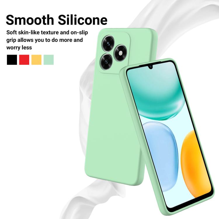 For Honor X5d 4G / X5d Plus 4G Solid Color Liquid Silicone Dropproof Full Coverage Phone Case