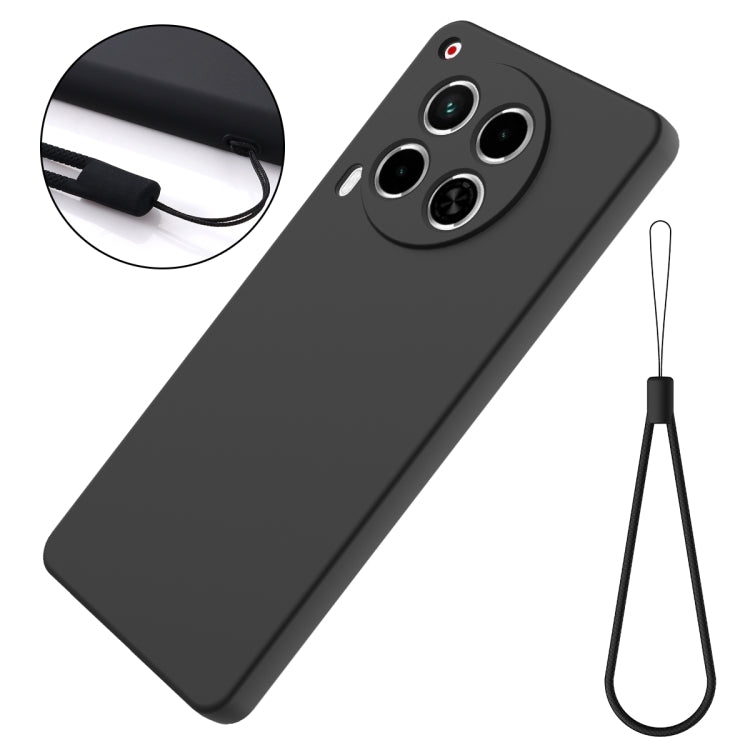 For Tecno Camon 30 4G Solid Color Liquid Silicone Dropproof Full Coverage Phone Case