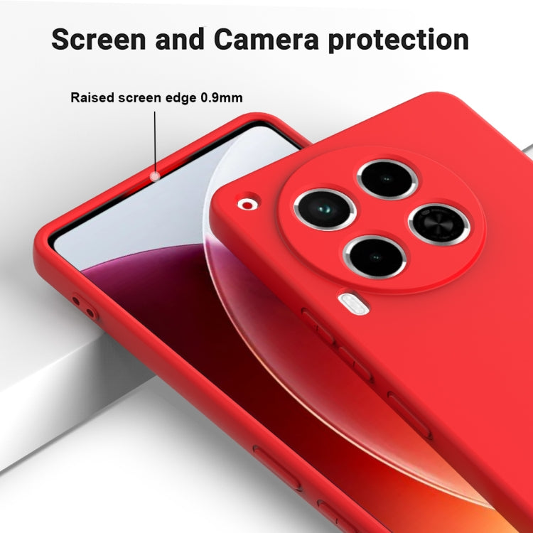 For Tecno Camon 30 4G Solid Color Liquid Silicone Dropproof Full Coverage Phone Case
