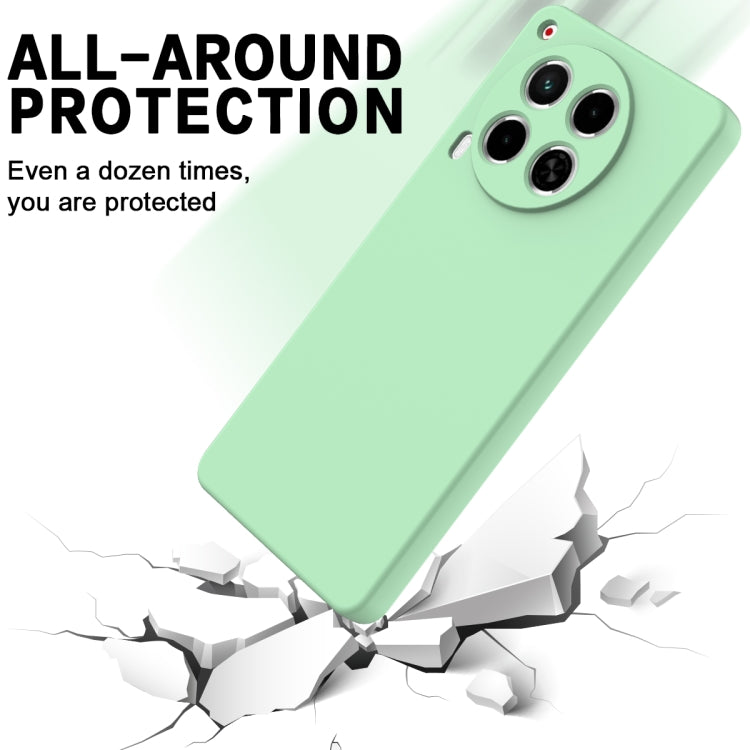 For Tecno Camon 30 4G Solid Color Liquid Silicone Dropproof Full Coverage Phone Case