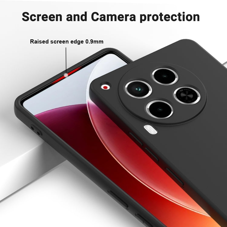For Tecno Camon 30 5G Solid Color Liquid Silicone Dropproof Full Coverage Phone Case