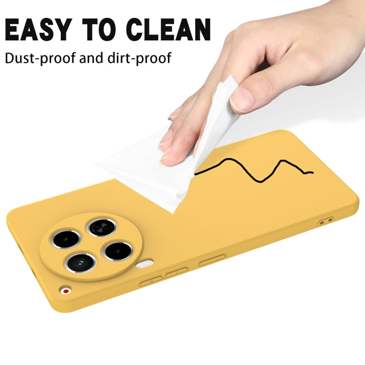 For Tecno Camon 30 5G Solid Color Liquid Silicone Dropproof Full Coverage Phone Case