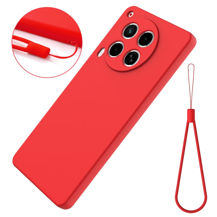 For Tecno Camon 30 5G Solid Color Liquid Silicone Dropproof Full Coverage Phone Case