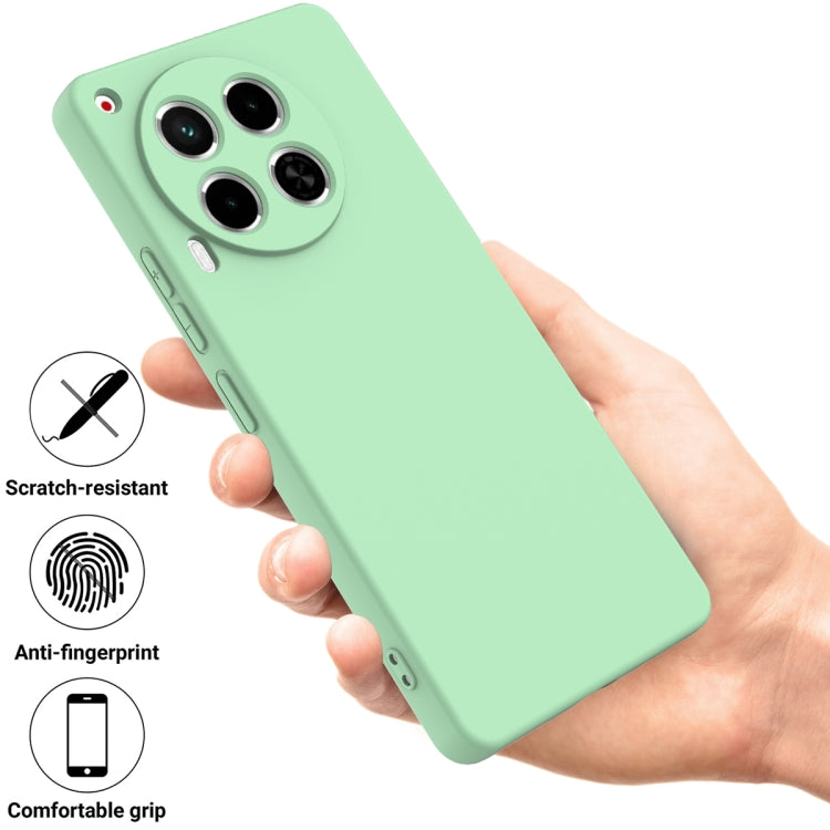 For Tecno Camon 30 5G Solid Color Liquid Silicone Dropproof Full Coverage Phone Case